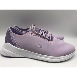 Lacoste Women's Lt Fit 318 3 SPW Sneaker Trainers Purple Size 8.5 NEW📦